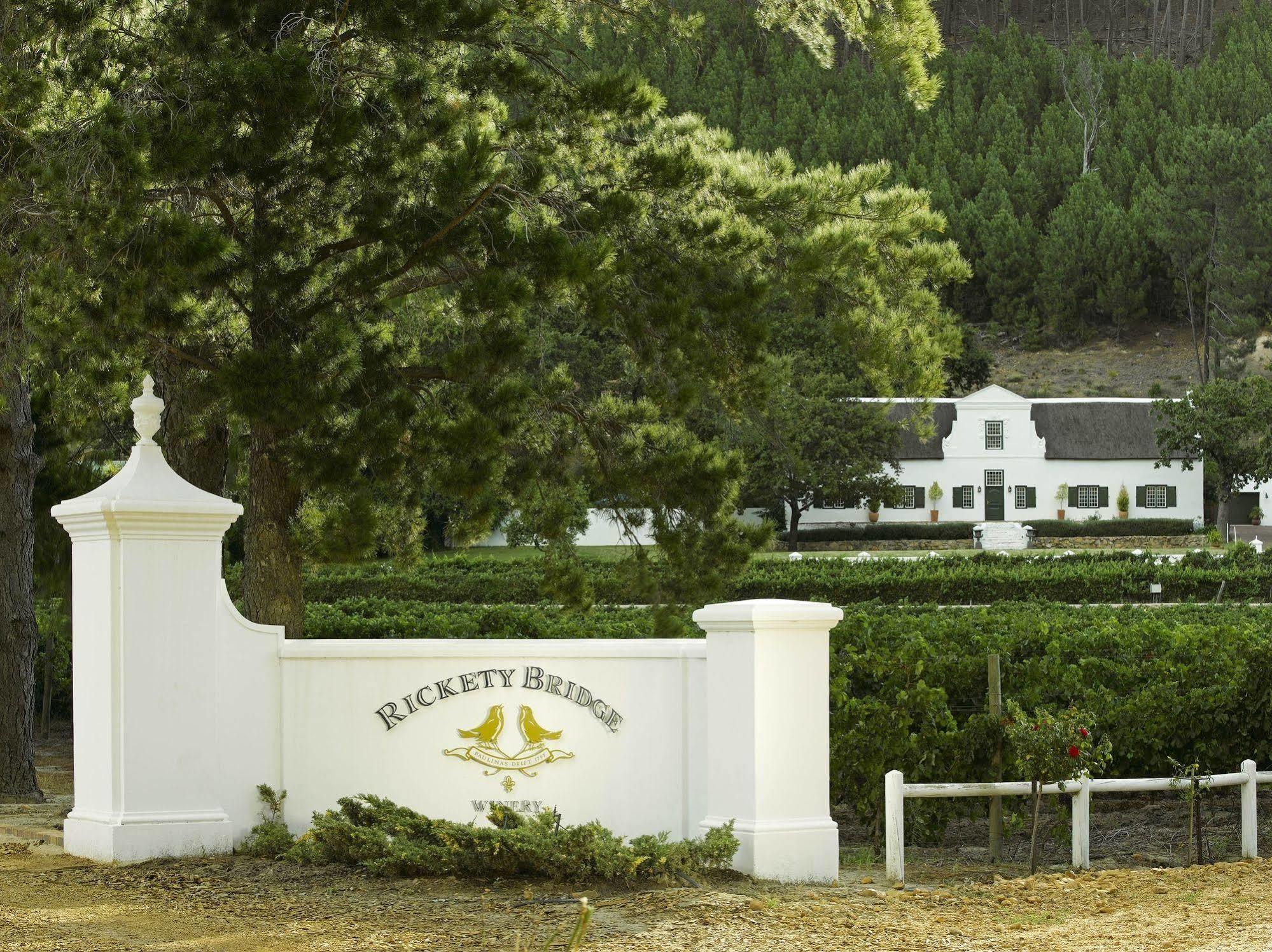 Rickety Bridge Manor House Guest House Franschhoek Luaran gambar