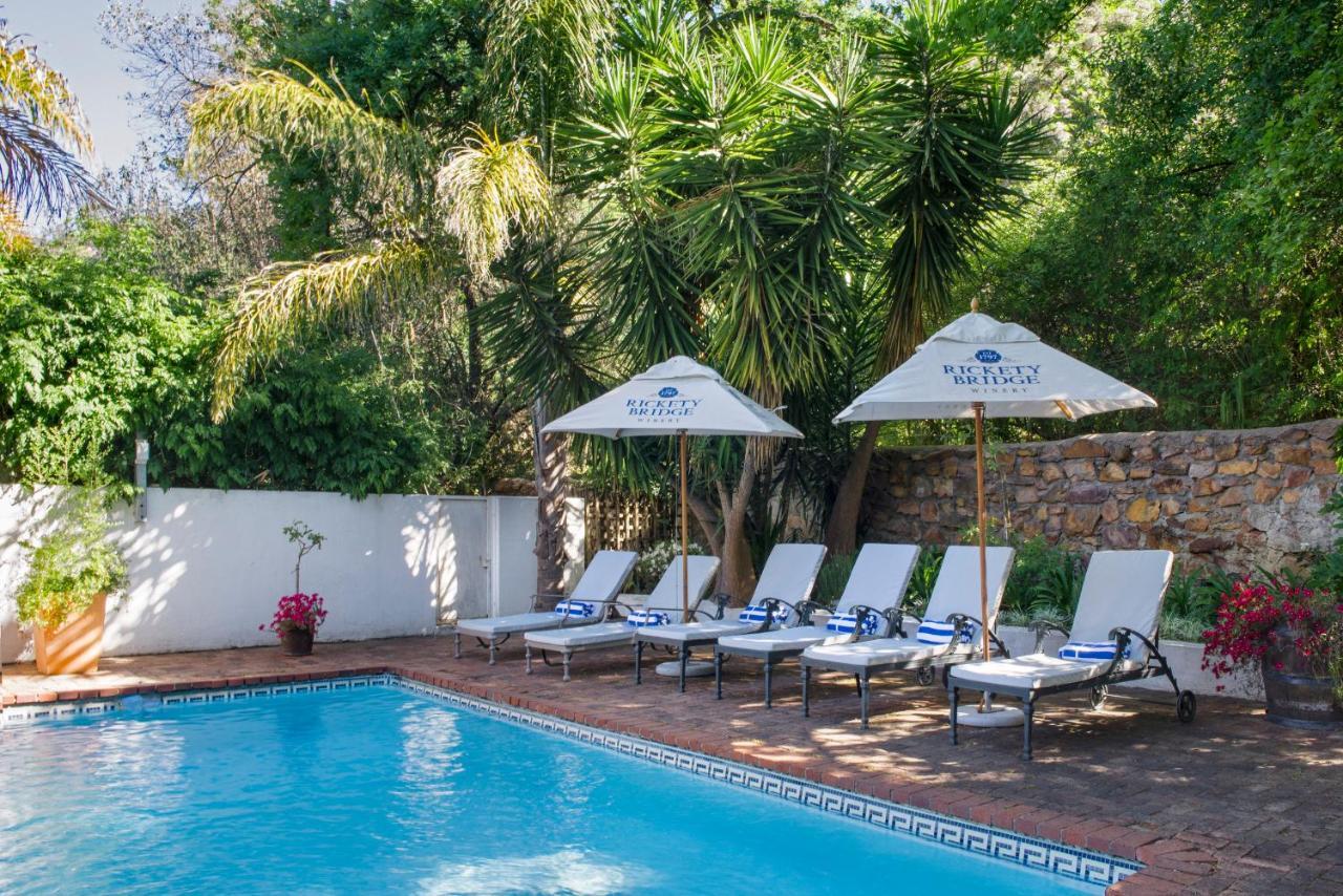 Rickety Bridge Manor House Guest House Franschhoek Luaran gambar